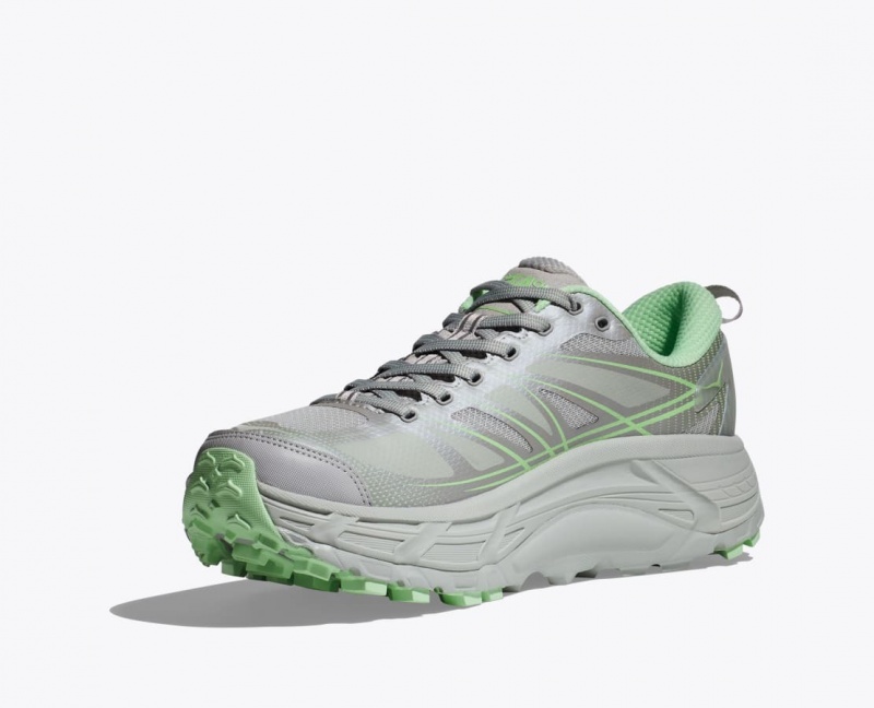 HOKA Mafate Speed 2 Women's Sneakers Grey / Green | 962074DIR