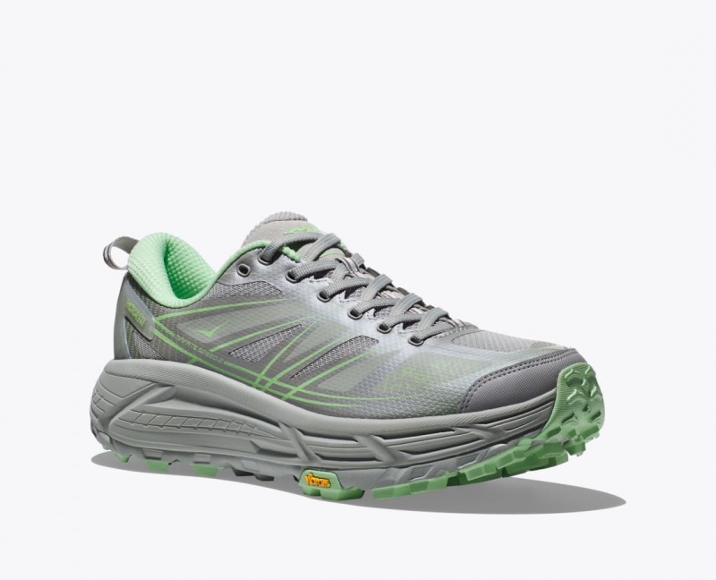 HOKA Mafate Speed 2 Women's Sneakers Grey / Green | 962074DIR