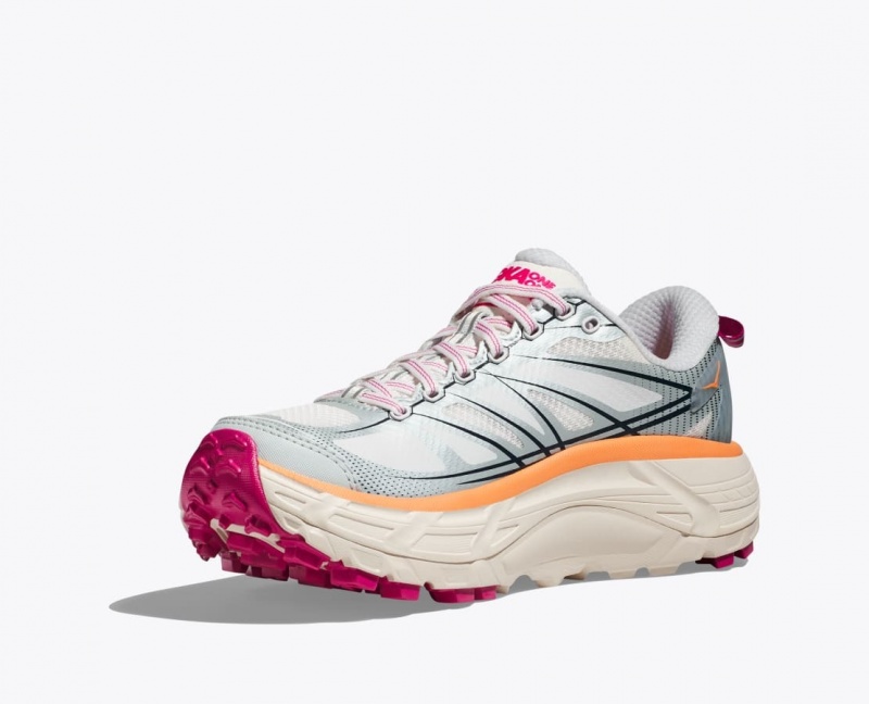 HOKA Mafate Speed 2 Women's Sneakers White / Grey / Orange | 924801NCZ