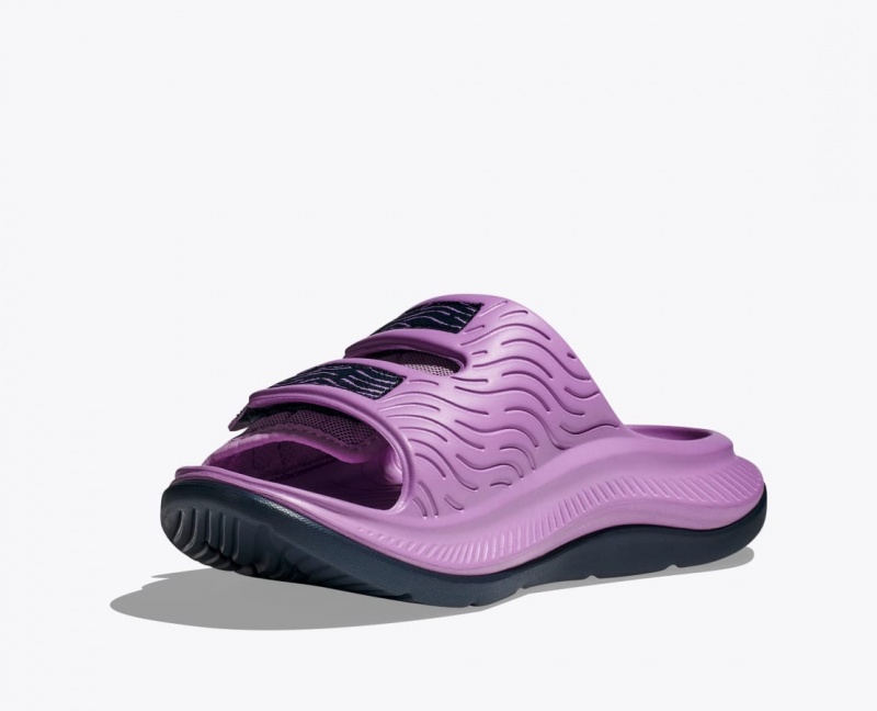 HOKA Ora Luxe Men's Slide Pink | 362514OCP