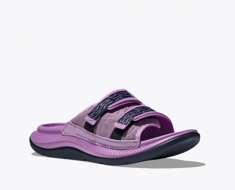 HOKA Ora Luxe Men's Slide Pink | 362514OCP