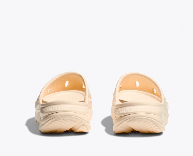 HOKA Ora Recovery 3 Kids' Slides Beige | 140298WBT