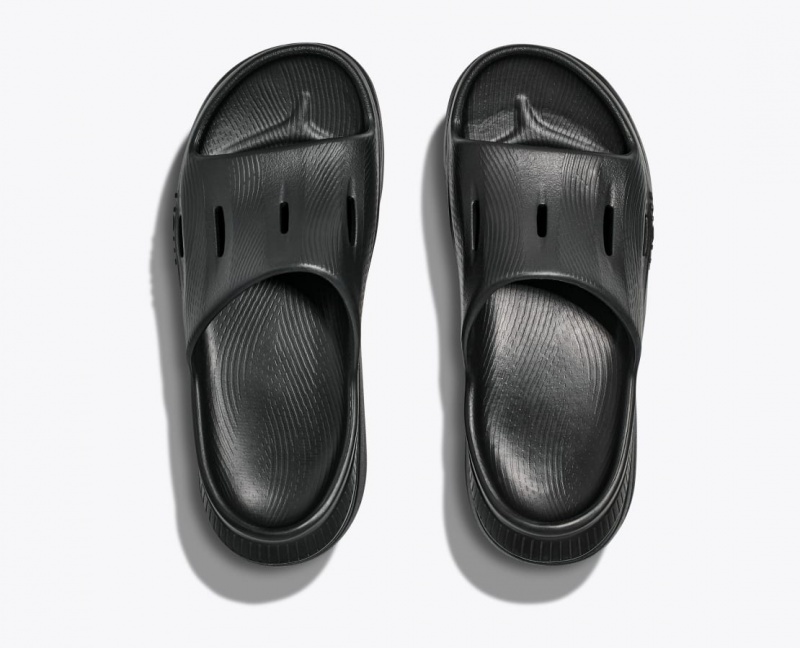 HOKA Ora Recovery 3 Kids' Slides Black | 108732VFA