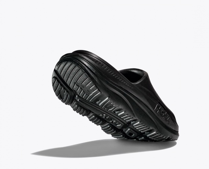 HOKA Ora Recovery 3 Kids' Slides Black | 108732VFA