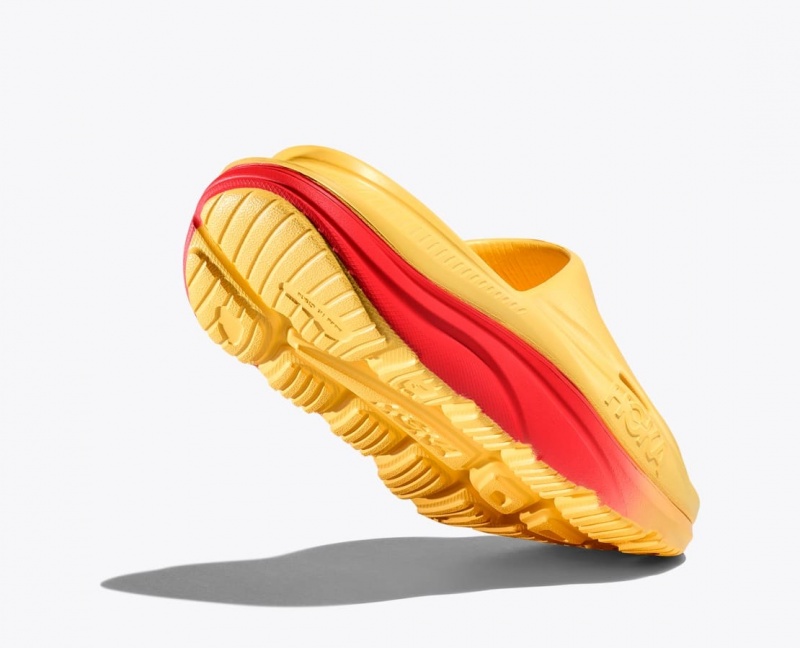 HOKA Ora Recovery 3 Men's Slide Orange / Red | 503147SKU