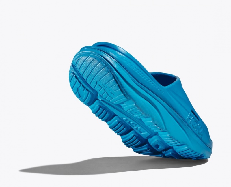 HOKA Ora Recovery 3 Women's Slide Blue | 184025YRZ