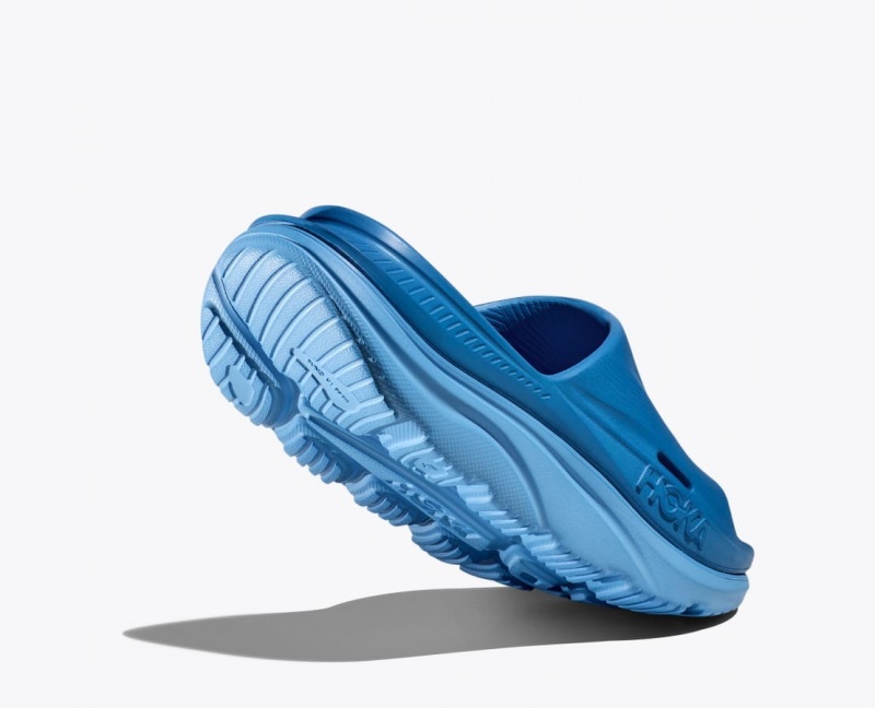 HOKA Ora Recovery 3 Women's Slide Dark Blue | 745320ZIN