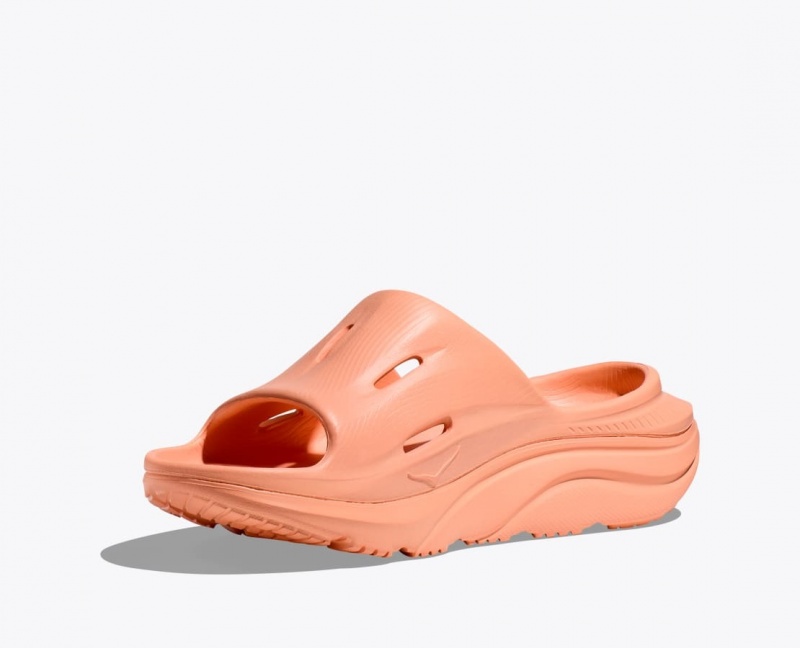 HOKA Ora Recovery 3 Women's Slide Dark Orange | 301869ZSH