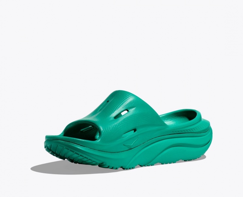 HOKA Ora Recovery 3 Women's Slide Dark Turquoise | 610437YTP