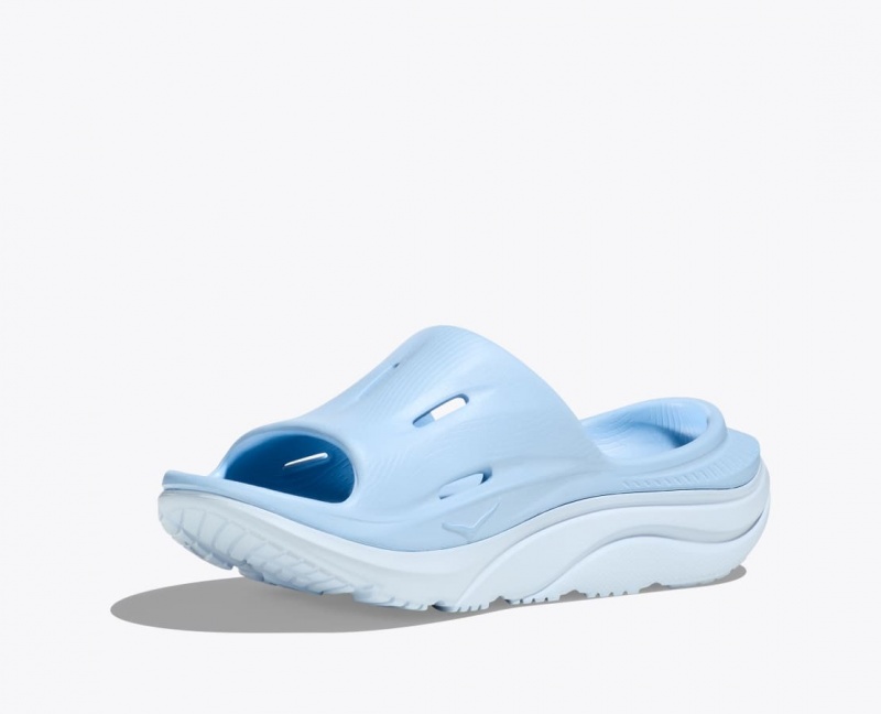 HOKA Ora Recovery 3 Women's Slide Light Blue | 293857IDG