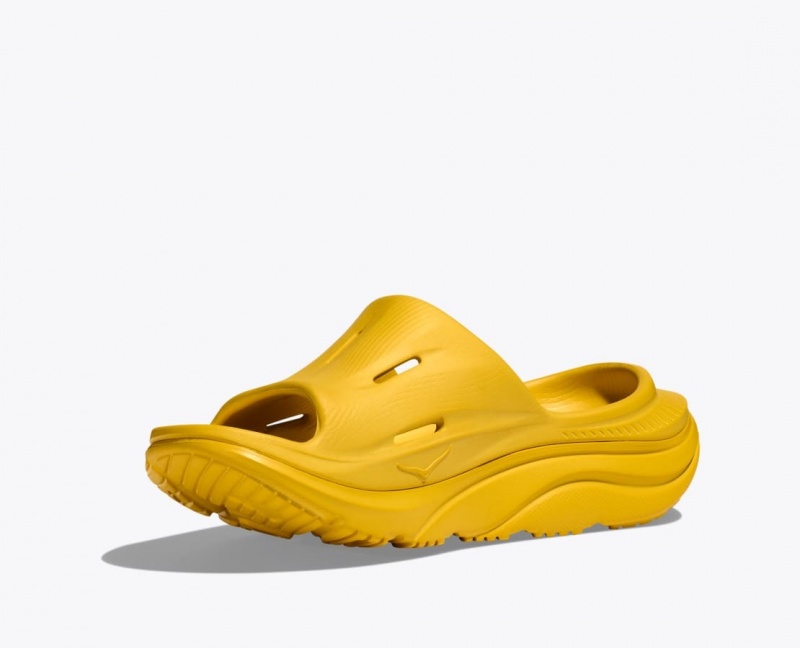 HOKA Ora Recovery 3 Women's Slide Light Orange | 871602FTQ