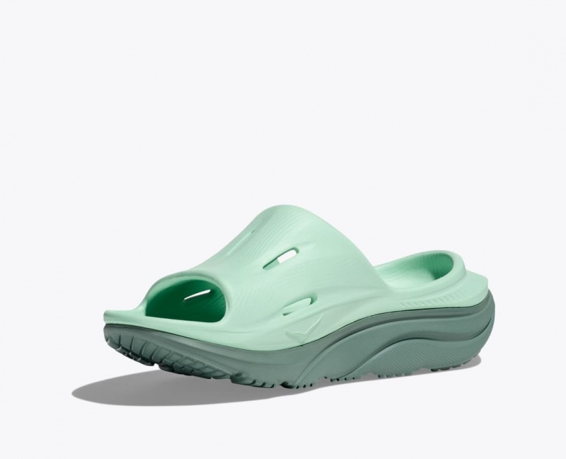 HOKA Ora Recovery 3 Women's Slide Mint | 781560XSI