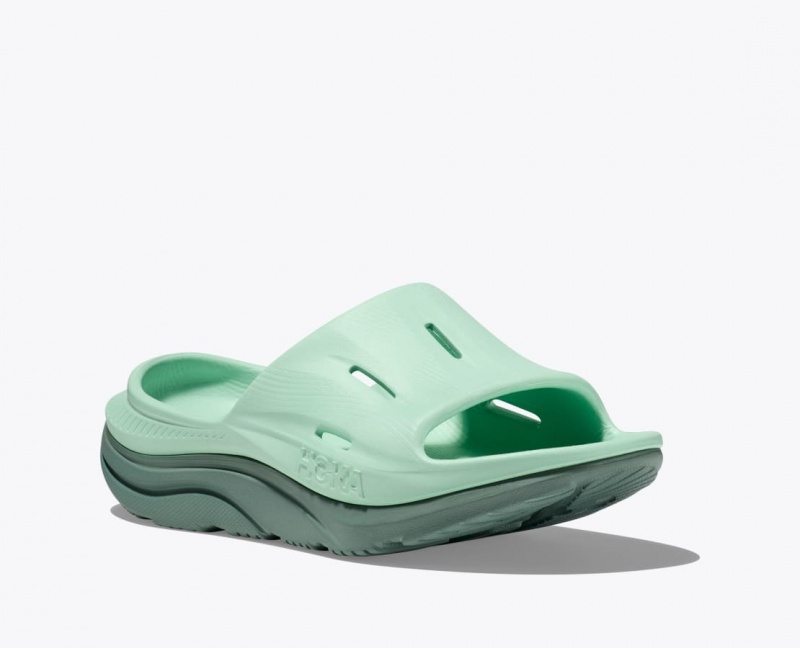 HOKA Ora Recovery 3 Women's Slide Mint | 781560XSI