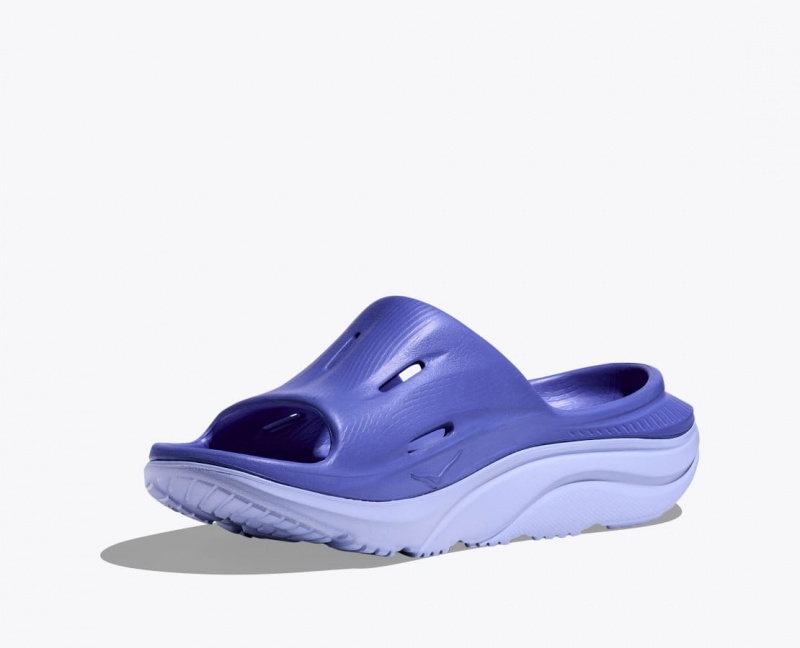 HOKA Ora Recovery 3 Women's Slide Navy | 215908HWG