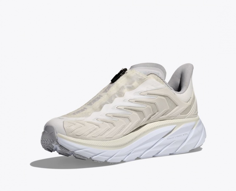 HOKA Project Clifton Women's Sneakers White | 945637BOS