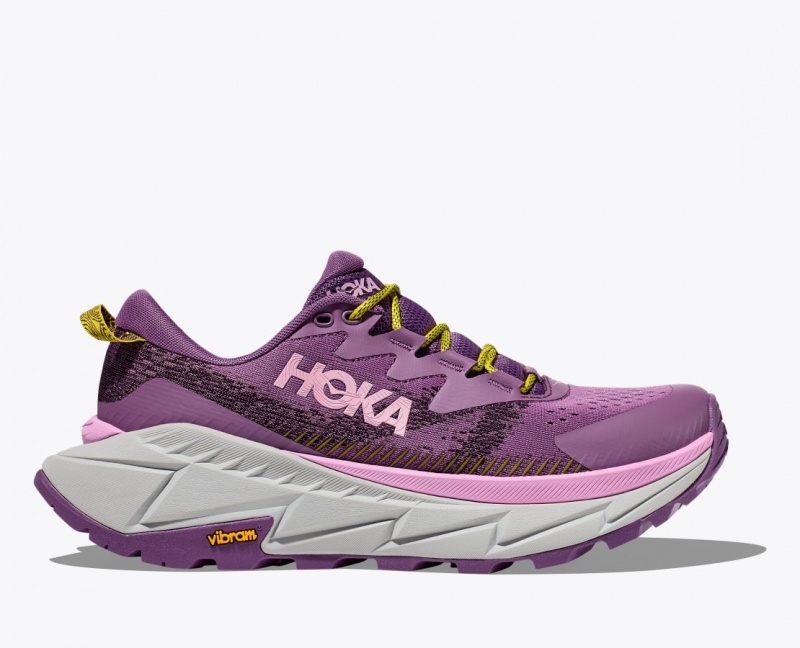 HOKA Skyline-Float X Women\'s Hiking Shoes Purple | 148206IBO