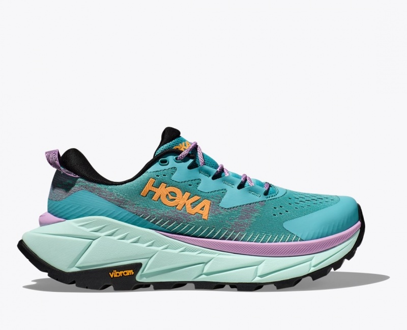 HOKA Skyline-Float X Women\'s Hiking Shoes Turquoise | 946517QTN