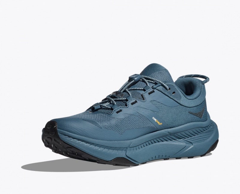 HOKA Transport GTX Men's Walking Shoes Dark Blue | 086724VWO